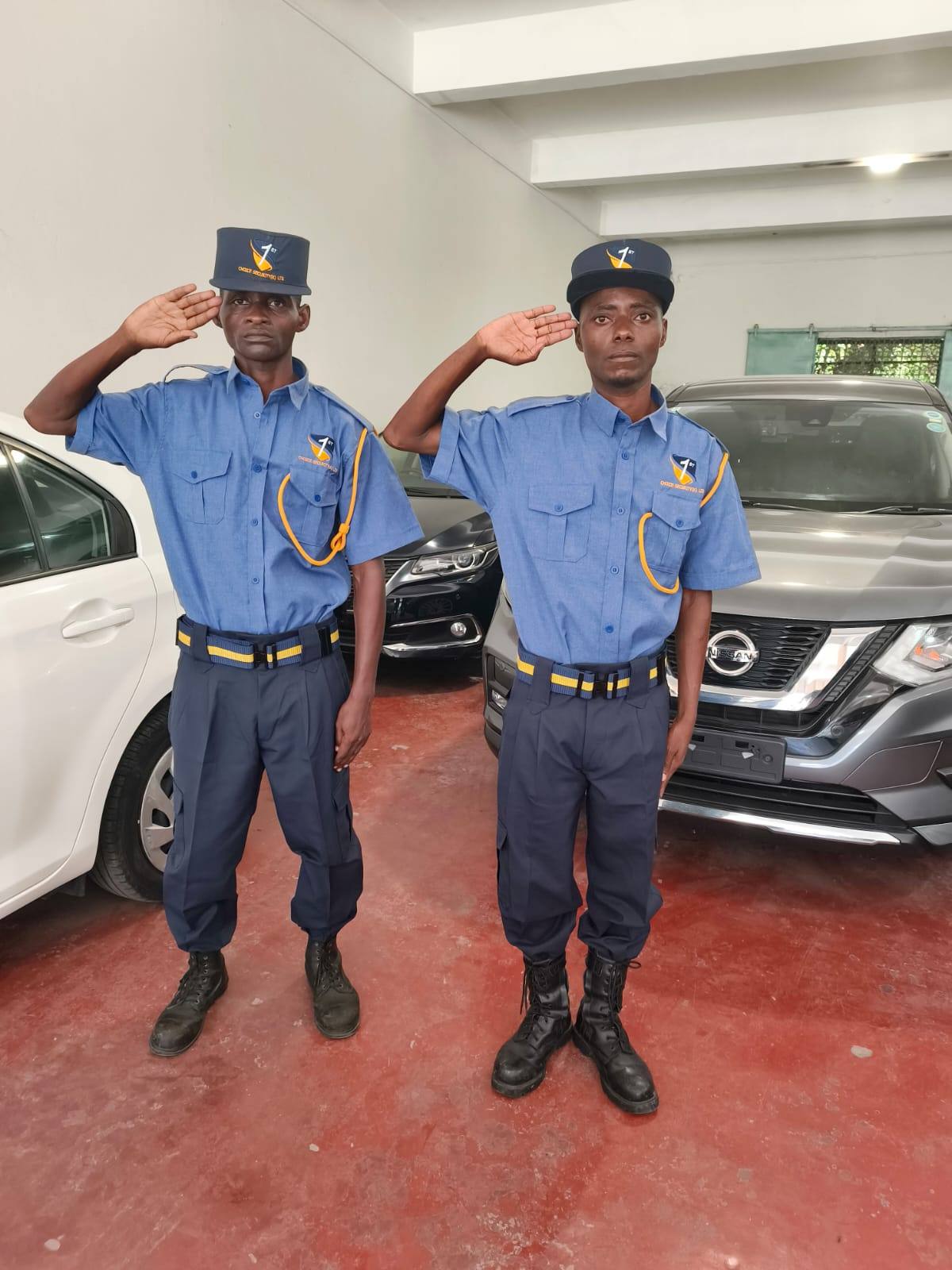FCSS guards deployed at an event entrance