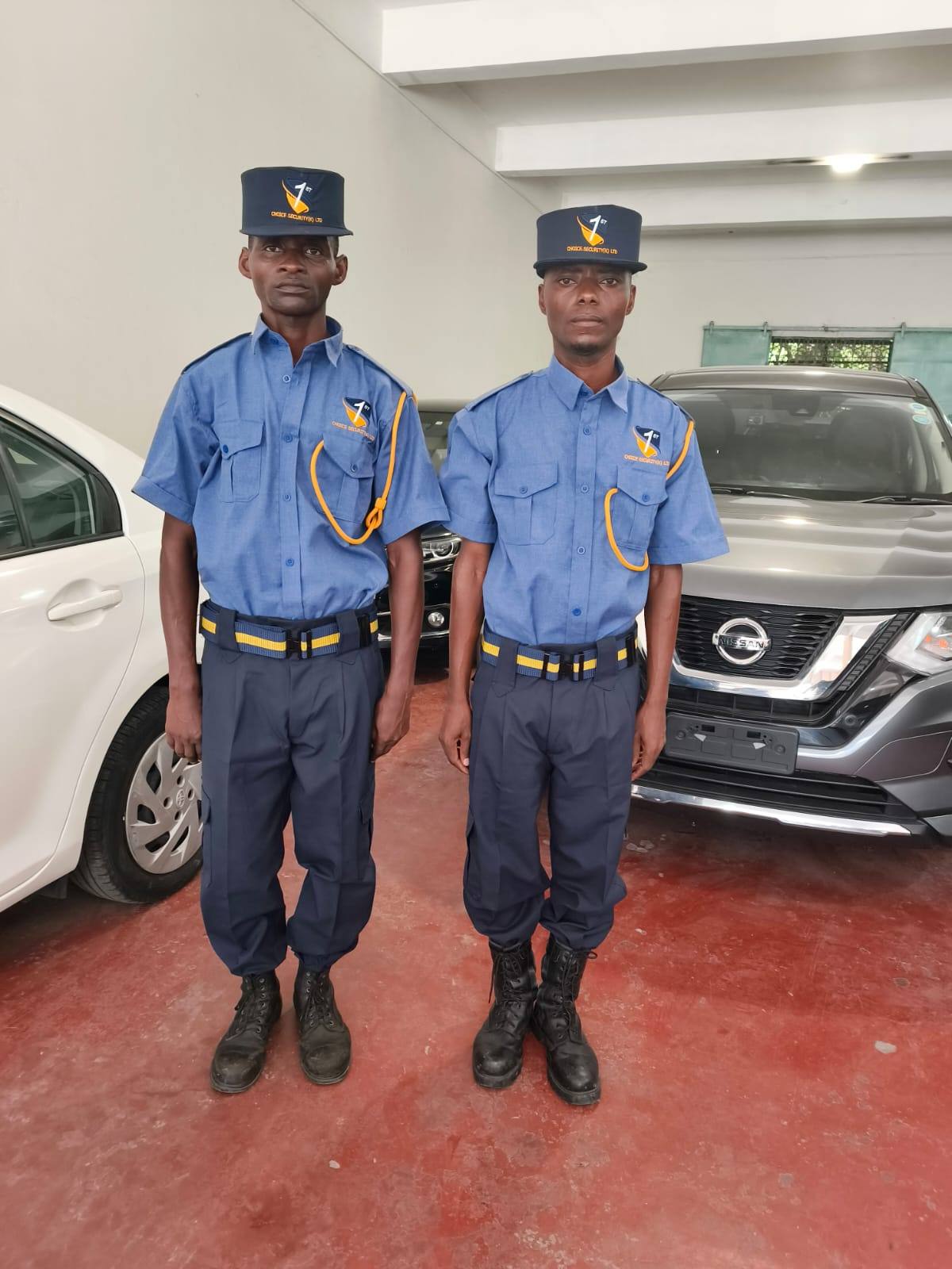 FCSS guard securing a residential gate